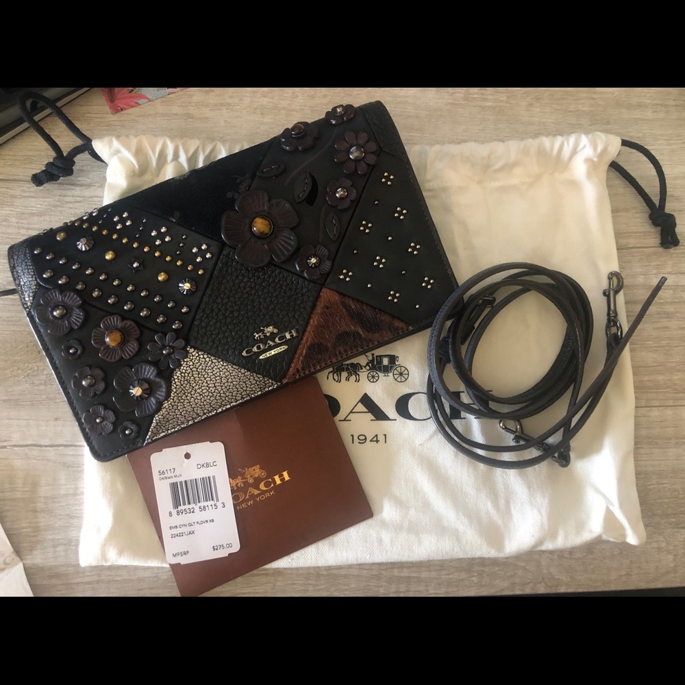 COACH Canyon Quilt Cross Body Clutch